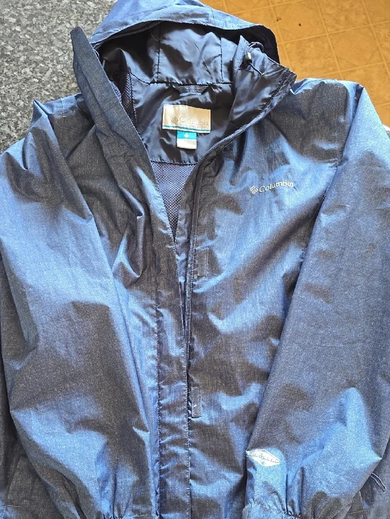 Columbia navy hooded shell jacket - Picture 3 of 3